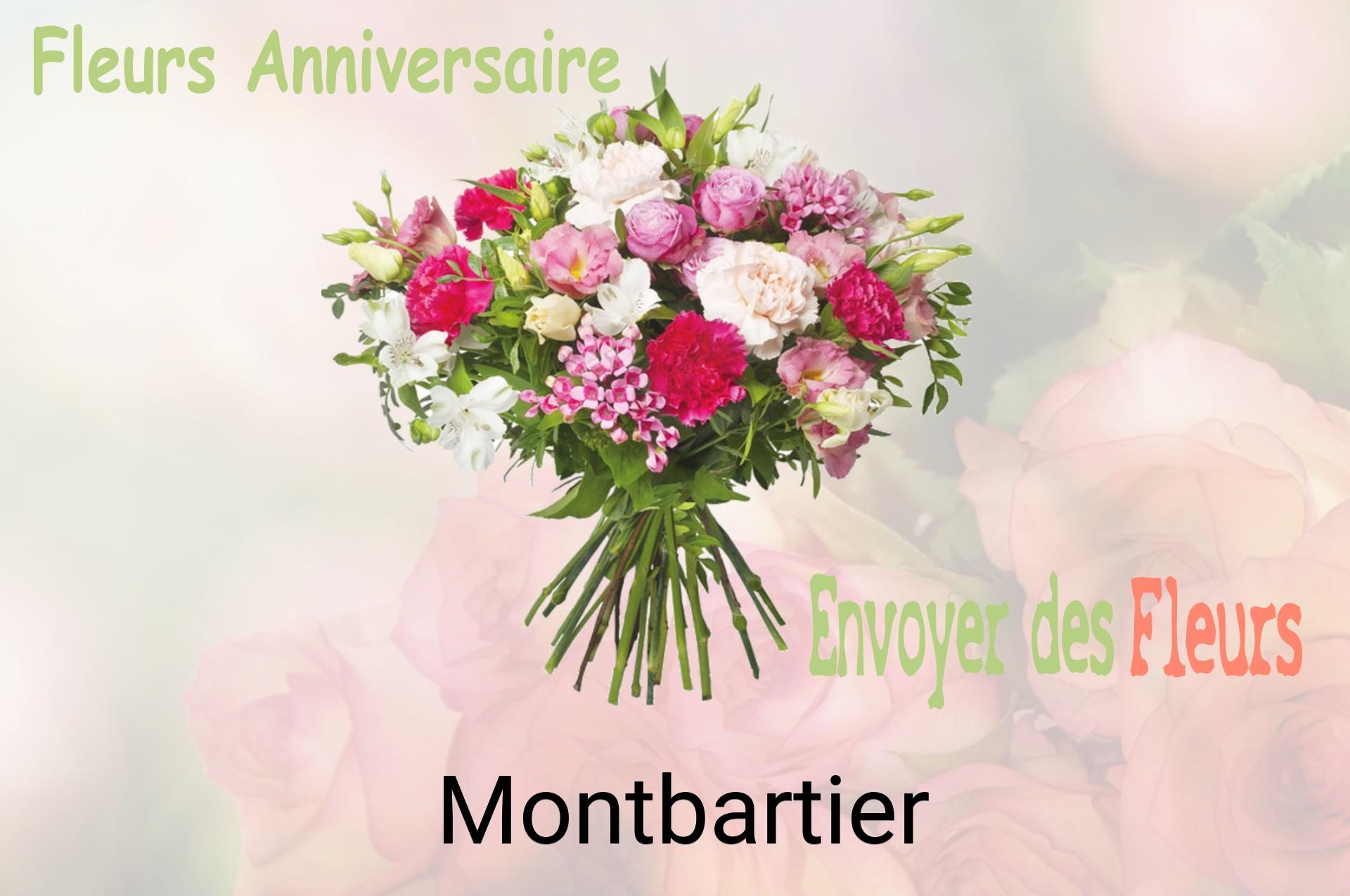 Bouquet de fleurs d’anniversaire livré à Montbartier
